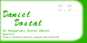 daniel dostal business card
